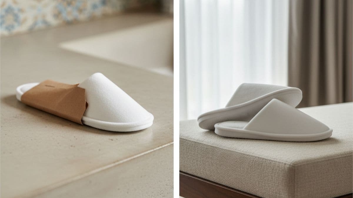 Disposable vs reusable hotel slippers: what 4- and 5-star hotels should choose
